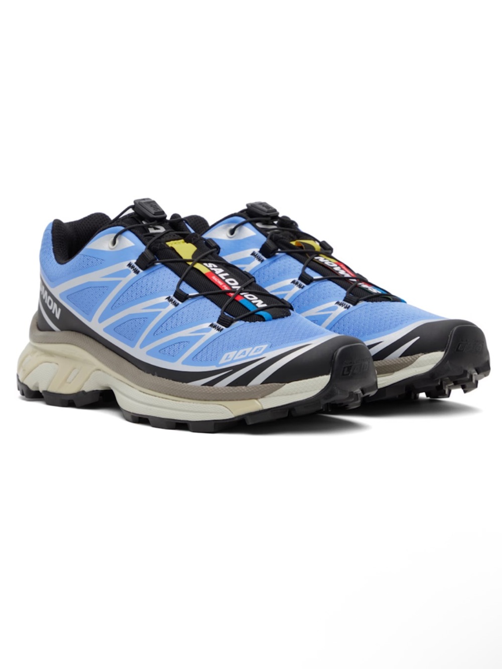 Salomon XT-6 Rubber Trimmed Mesh Sneakers in  Ultramarine Blue Size Womens 8